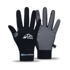 Men's Lightweight Summer Ice Silk Full-Finger Quick-Dry Touchscreen Sports Fishing Sun Protection Driving Cycling Gloves for Wom