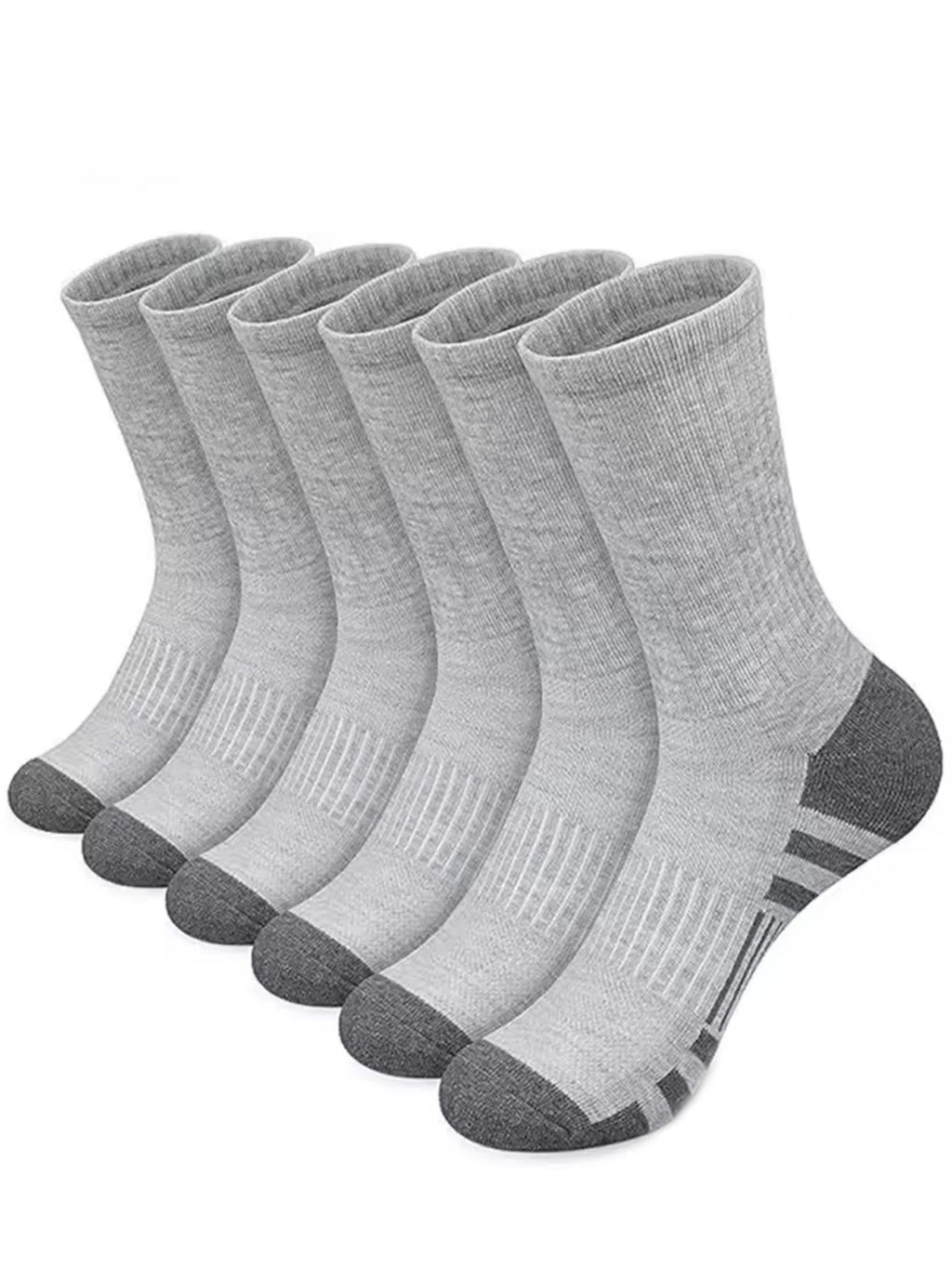 5Pairs Men's Outdoor Gym Socks High Quality Comfortable Soft Ground-Gripping Football Large Size New Style