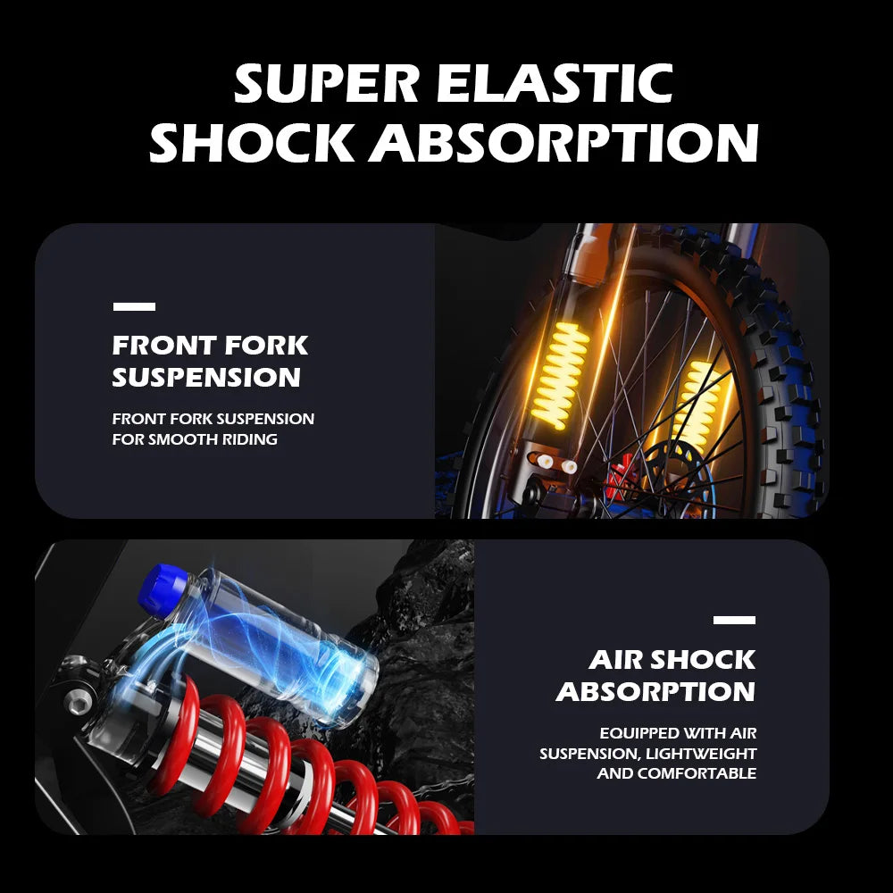 EKXBIKE TX1 Electric Bicycle 6000W Brushless Gearless Motors 60V30AH Lithium Battery Speed 80Kmh Adult Off Road MTB Ebike
