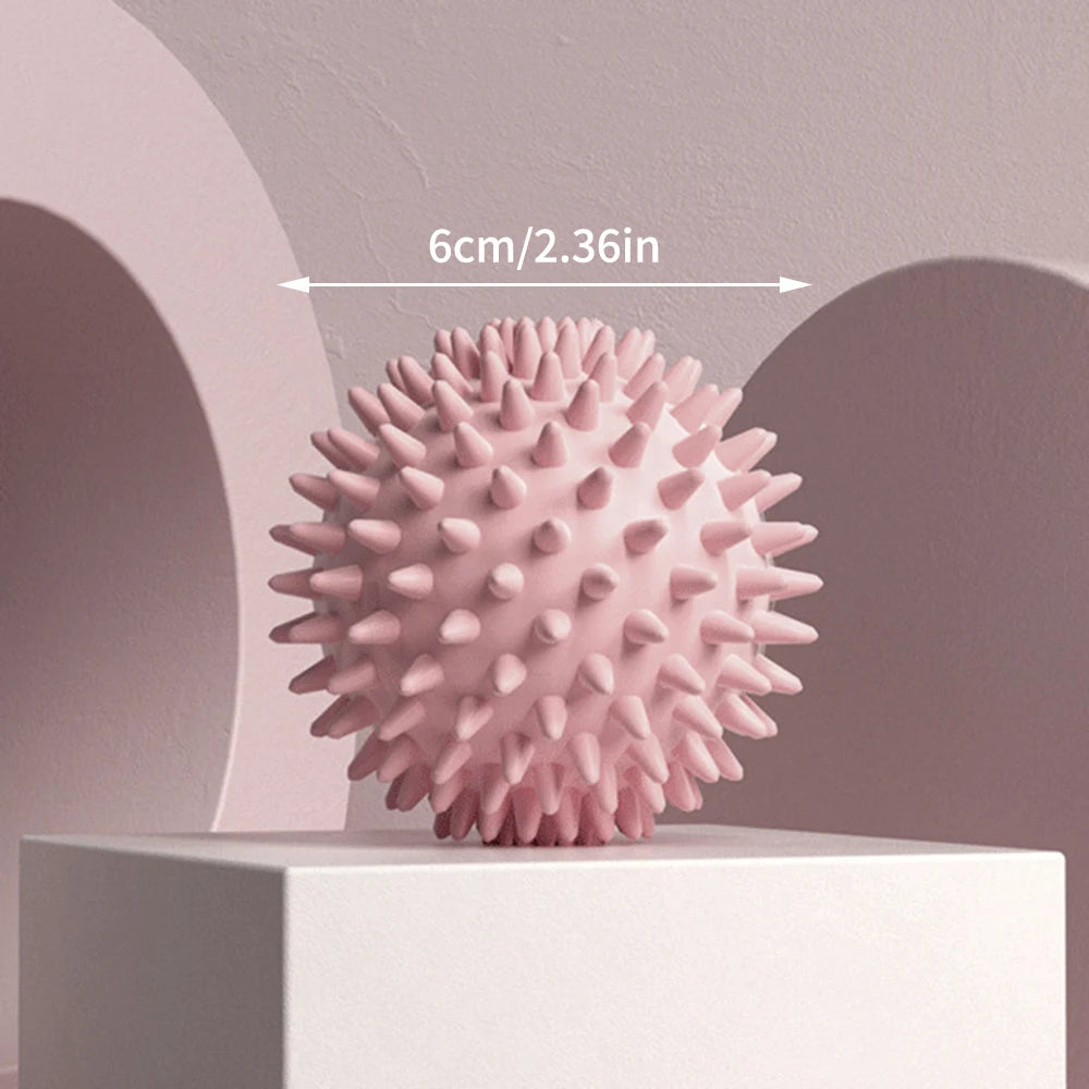 Hedgehog Massage Ball Yoga Fascia Ball Exercise Fitness Muscle Relaxation Massage Stick Shoulder Neck Leg Plantar Meridian Ball