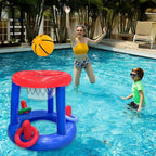 Water basketball hoop. Wholesale of cross-border inflatable water toys. Inflatable basketball hoop with interactive