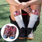 1 Pair Lightweight High-Quality Mini Soccer Shin Guards | Thick Durable Sports Knee Pads for Men and Women | Suitable for Yoga,