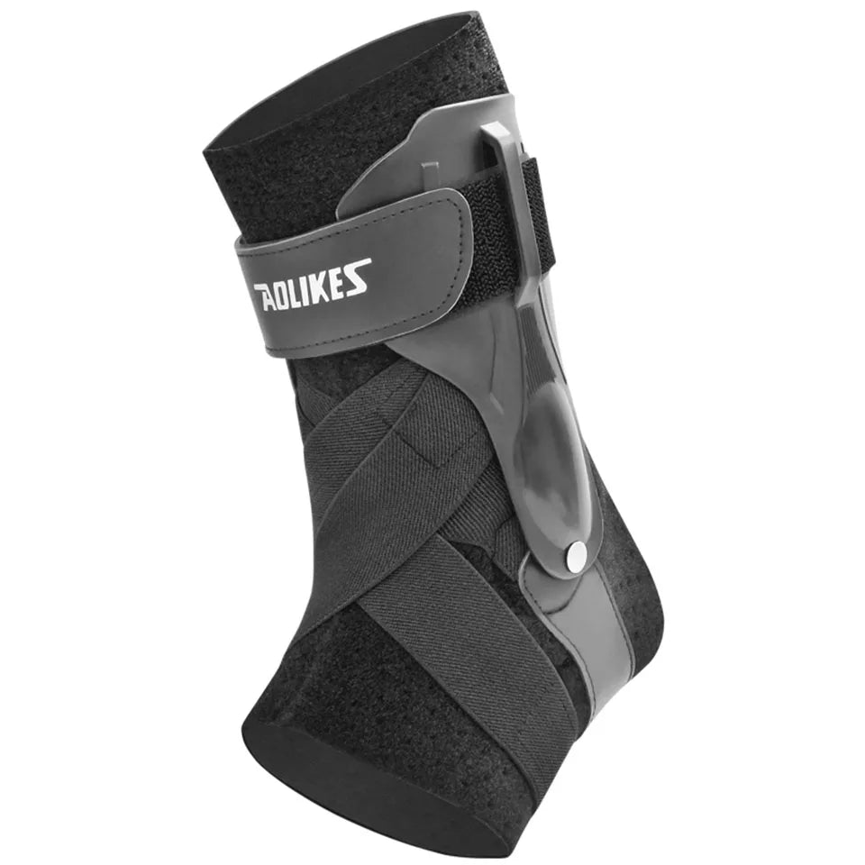 AOLIKES 1PCS Sports Ankle Brace Compression Sleeve for Ankle Sprains, Ankle Support Plantar Fasciitis Socks for Basketball