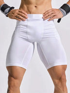 Men's Bodybuilding Shorts Gym Running Leggings Male Joggings Elastic Compressions Sweatpant Football Basketball Tights Trousers