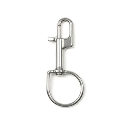 316 Stainless Steel Swivel Eye Bolt Spring Snap Hook Double Head Hook Marine Diving D Ring Snap Hooks With Swivel
