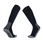 Loogdeel 1Pair 26-45 Kids Soccer Compression Sports Socks Stretchy Knee High Tube Socks Men Women Teens Football Athletic Socks