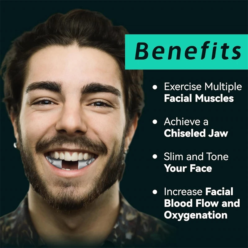 Silicone Jaw Line Exerciser Jawline Chew Ball Fitness Facial Toner Face And Neck Muscle Trainer Chin Cheek Exercise Jawliner