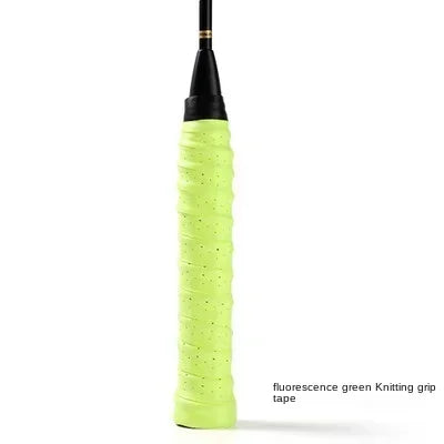 Racket Grip Tennis Handle Leather Wrap Premium Perforated Anti-slip Tennis Overgrip for Rackets Thickened Non-slip for Badminton