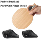 Ping Pong Finger Power Buckle Penhold Backhand Finger Grip Helper Power Assist Finger Buckle Training Accessory with Screw