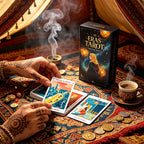 Eras Tarot Deck Starry Galaxy Cosmic Themed Tarot Cards Mystic Space Witch Divination Board Game Fate Reading Meditation Cards