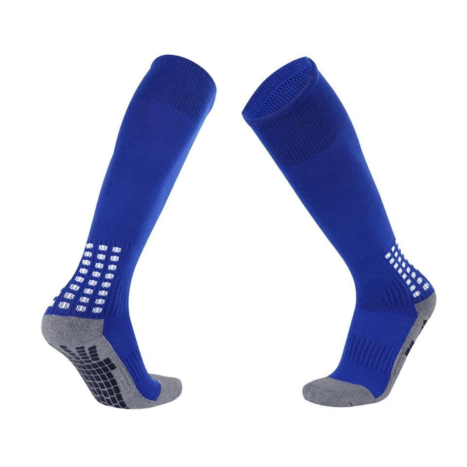 Loogdeel 1Pair 26-45 Kids Soccer Compression Sports Socks Stretchy Knee High Tube Socks Men Women Teens Football Athletic Socks