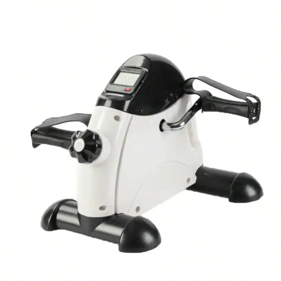 Mini Exercise Bike, Under Desk Bike Pedal Exerciser Portable Foot Cycle Arm & Leg Peddler Machine With LCD Screen Displays