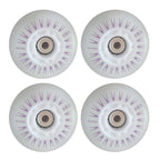 4pcs Flash Inline Skate Wheels 90a LED Lighting Skating Wheels 68/72/76//80mm Speed Skates Rock Fancy Roller Skates PU Tyres