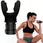 Silicone Breathing Device Adjustable Resistance Portable Throat Fitness Lung Capacity Training Respiratory Exerciser Adjustable