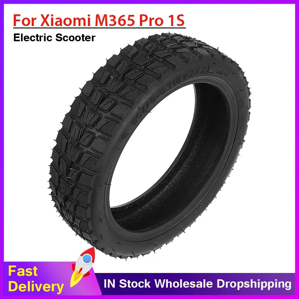 8.5 Inch 50/75-6.1 Off-Road Pneumatic Tyre for Xiaomi M365 1S  Series Electric Scooter 8 1/2x2 Outer Tire  Replacement Parts