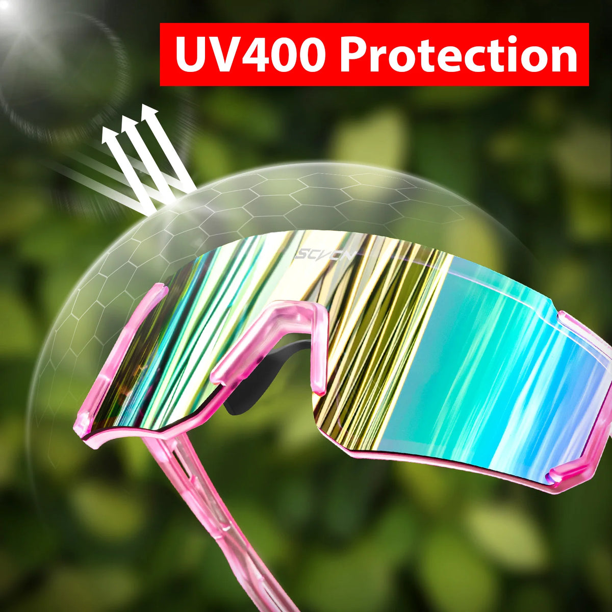 SCVCN Outdoor Cycling Photochromic Sunglasses Men MTB Bike Glasses  Sports Mountain Climbing Women Bicycle Cycling UV400 Goggles