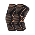 GOBYGO Copper Knee Support Pad Braces Compression Knee Sleeve Arthritis Joint Pain Relief Sports Fitness Workout Running Unisex