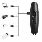 Electronic Whistle USB Rechargeable Loud Air Horn 120-150dB with LED Safety Light with Lanyard for Hiking Camping Scare Bears