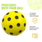 Foam Balls for Pickleball Practice Quiet Bounce Ball Pickleball Ball Pickleball Accessories Pickle Balls for Pickleball Training
