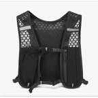 Lightweight Ergonomic Running Hydration Vest, Reflective Water Bottle Backpack for Cycling Walking Kayaking Outdoor Sports