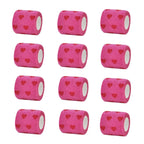 12/24pcs Elastic Self-Adhesive Athletic Tape Bandage Non-Woven Universal Fit for Sports Foot Support Joint Protection