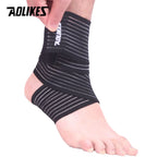 AOLIKES 1PCS Professional Sports Strain Wraps Bandages Elastic Ankle Support Pad Protection Ankle Bandage Guard Gym Protection