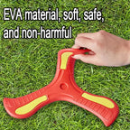 Soft Boomerang Toy Three-Leaf Cross Outdoor Flying Disc Interactive Sports Game for Decompression Gift