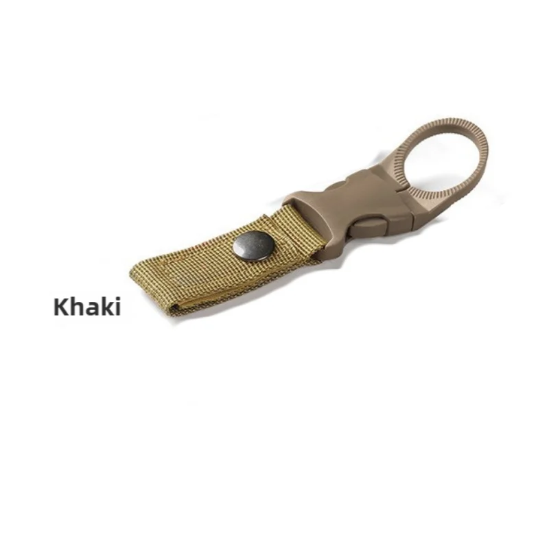 2pcs Water Bottle Holder Climbing Carabiner Belt Backpack Hanger Hooks Clip Multifunction Water Bottle Nylon Webbing Buckle Hook