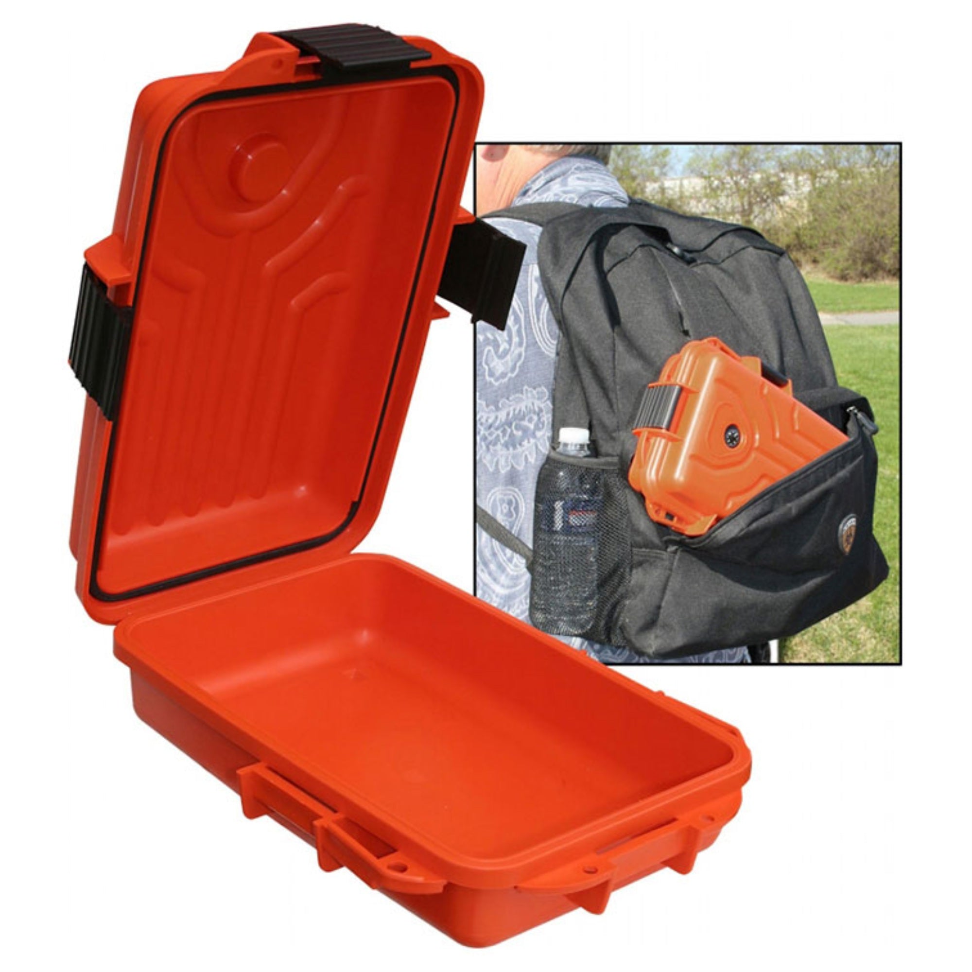 Mtm Survivor Dry Box - Small 10X7X3 Inch Orange
