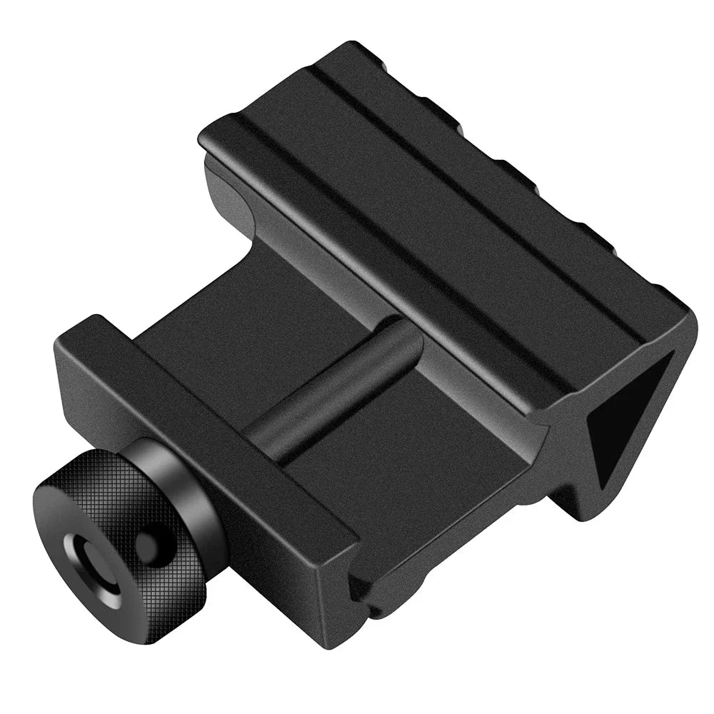 Tactical 45 Degree Rail Mount Offset 4 Slots 21mm Picatinny Side Rail for Flashlights Red Dot Sight Optics Mount