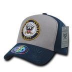 Flex Military Caps, Navy, Grey, L_Xl
