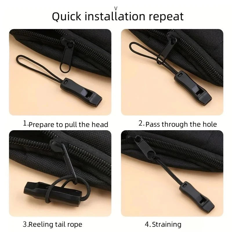 5Pcs Portable Emergency Survival Whistles With Braided Lanyard Outdoor Camping Hiking Safety Signal Whistle Multi Color