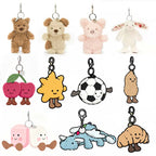 Golf Ball Plush Keychain, Marshmallow Keychain, Volleyball Plush Toy, Rabbit, Xue Long Plush  Bag Charms