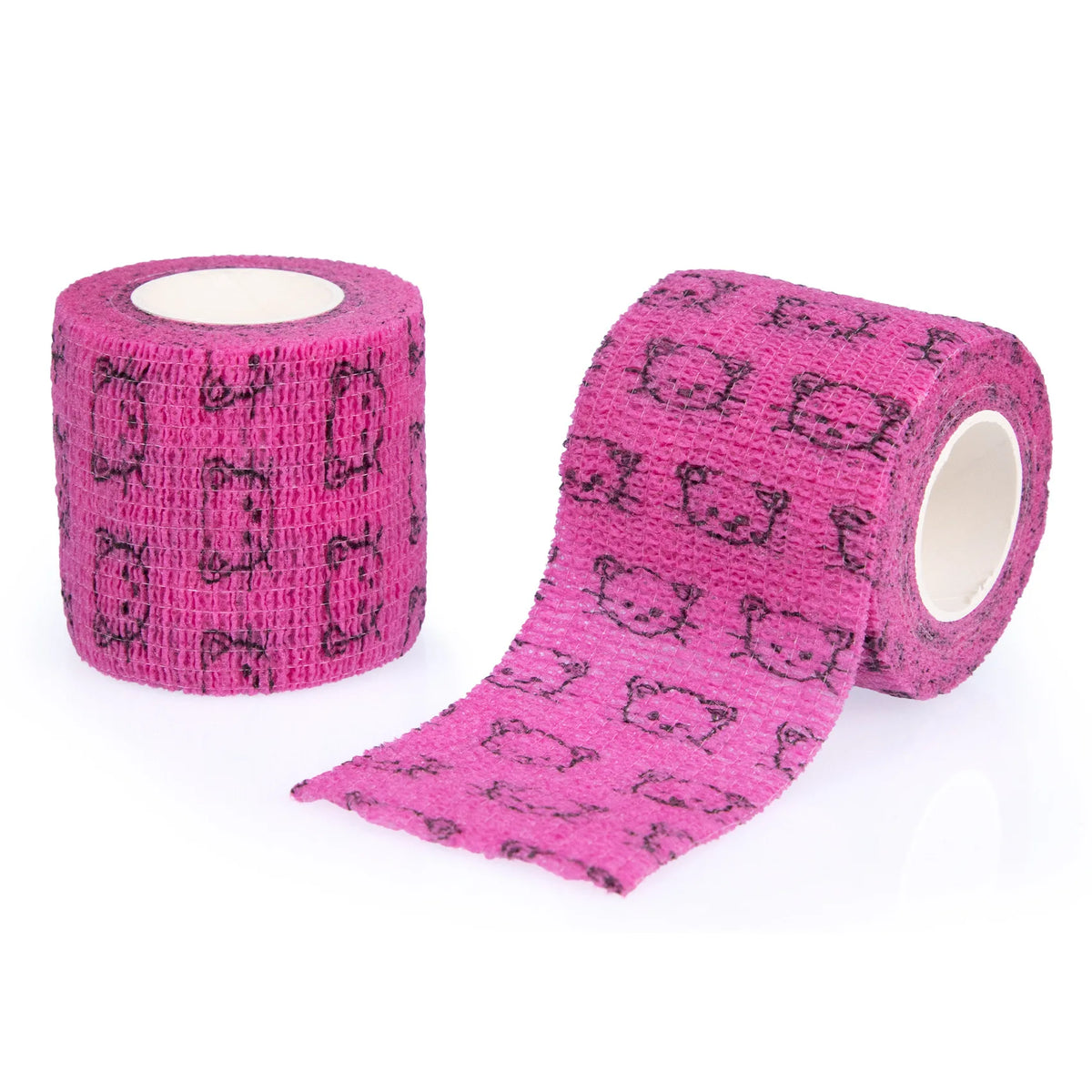 12/24pcs Elastic Self-Adhesive Athletic Tape Bandage Non-Woven Universal Fit for Sports Foot Support Joint Protection