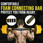 Adjustable Weights Set for Home Gym, 33 Lb 2-In-1 Adjustable Dumbbell Set with Foam Handles, Yellow