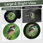 20X25 Binoculars Professional HD Pocket Waterproof Camping Observation Telescope Portable Optical Telescope Outdoor for Hunting