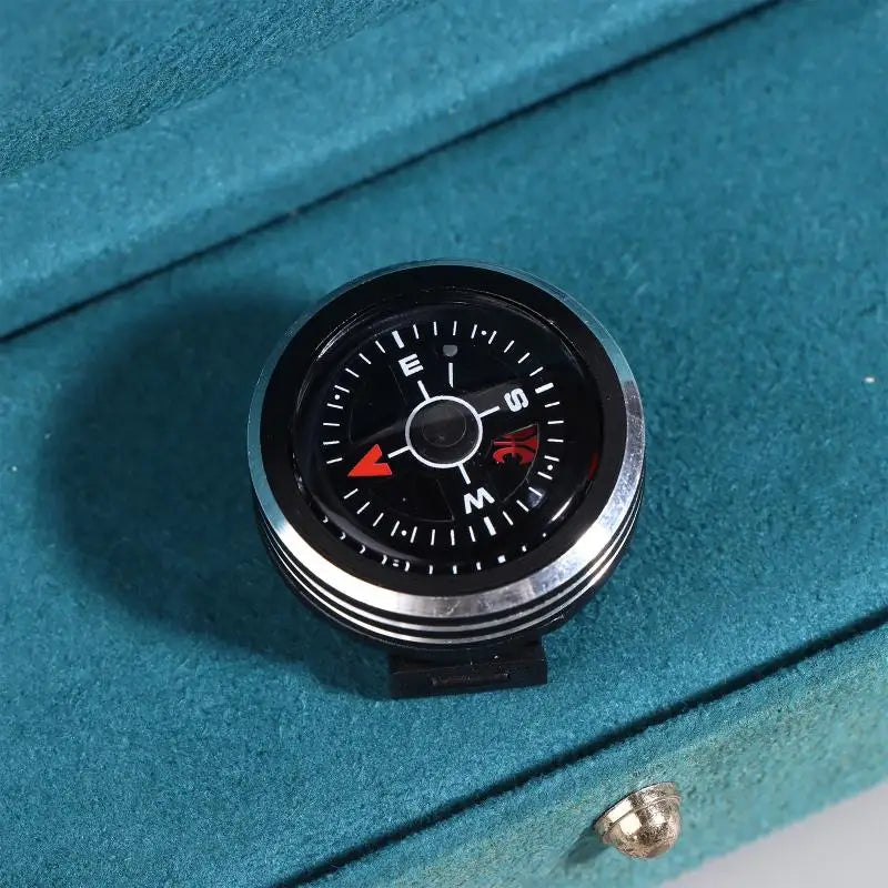 Removable Button Compass Mini Watch Strap Portable  Tool Adventure Hiking Outdoor  Gear