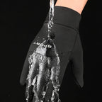 Men Winter Waterproof Cycling Gloves Outdoor Sports Ski Running Motorcycle Touch Screen Fleece Gloves Non-Slip Warm Full Fingers