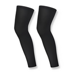 2PC Summer Running Cycling Legs Sleeve Ice Silk Protection Compression Non-Slip Leg Warmer Cooling Sport Gear Sunscreen Leggings