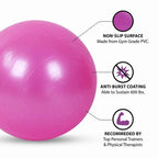 Exercise Yoga Ball Yoga Balance Stability Swiss Ball Support Up to 200 lbs Suitable for Office Home Work Gym