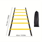 Agility Ladders with Nylon Straps for Speed Training Sports Flexibility Football Energy Ladder Equipment for Athletic Performanc