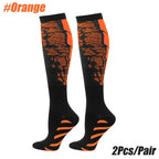 1Pair New Compression Socks 20-30mmhg High Stockings Men Women Sports Socks For Marathon Cycling Football Varicose Veins