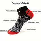 6 Pairs Men'S Short Sports Socks - Moisture-Wicking Breathable All-Season Athletic Low Tub Fashion Comfortable High-Quality