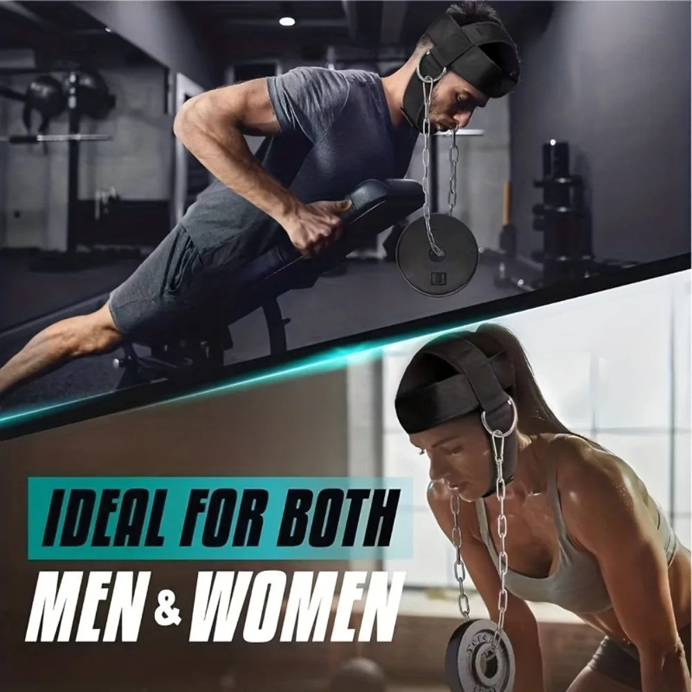 Head Trainer Weight Lifter - Neck Brace for Strengthening Neck and Core Muscles - Neck Exerciser