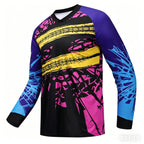 Men Breathable off Road Mountain Motocross Enduro Mtb Bike Jersey Cycling Top Riding Quick Dry Athletic Wear Cycling Top