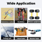 Tennis Racket Wrap Grip Rubber Pre-Cut Non-Slip, Sweat-Absorbing Hand Tape Badminton Pickleball Comfortable Cushion Grip