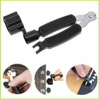 Guitar String Winder 3 IN 1 String Peg Winder + String Cutter + Pin Puller Instrument Guitar Maintenance Tool Repair Tool