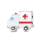 Fashion 100% 925 Silver Red Motorcycle Sports Car SUV Bus Charms Beads For Women Fit DIY Pan Bracelets Party Birthday Jewelry