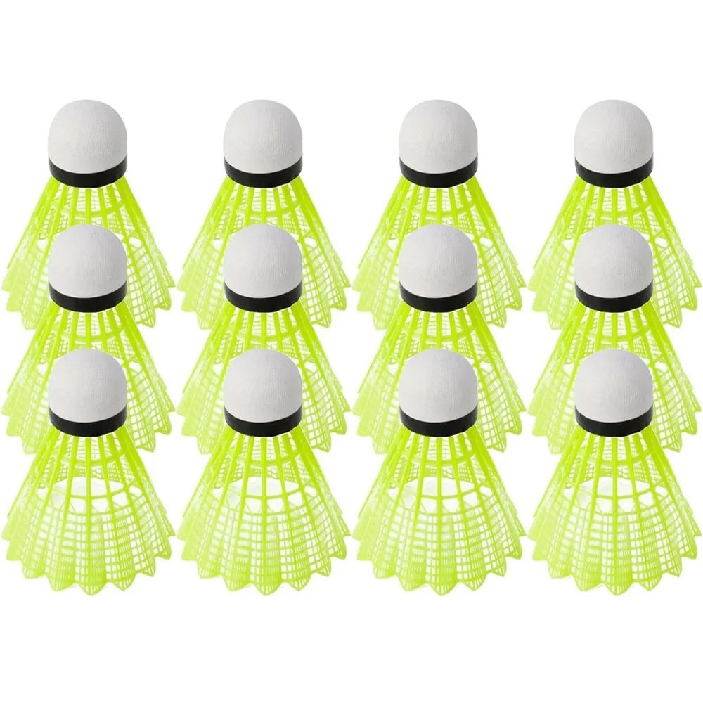 Nylon Badminton Shuttlecocks with Great Stability Durability Indoor Outdoor Sports Training Balls