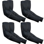 Ice Silk Sports Arm Sleeves for Outdoor Cycling Running Fitness UV Protection Breathable Sunshade Cooling Summer Arm Covers
